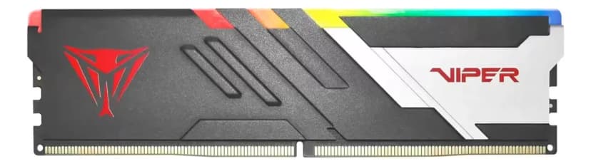 Patriot Viper Venom RGB 16GB (1x16GB) DDR5 6000MHz CL30 Cinza - PVVR516G60C30