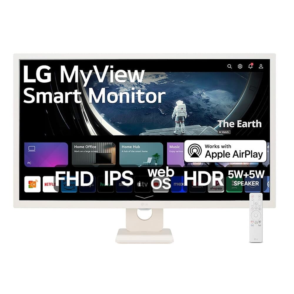 LG MyView Smart 32" FHD 60Hz IPS - 32SR50F-W