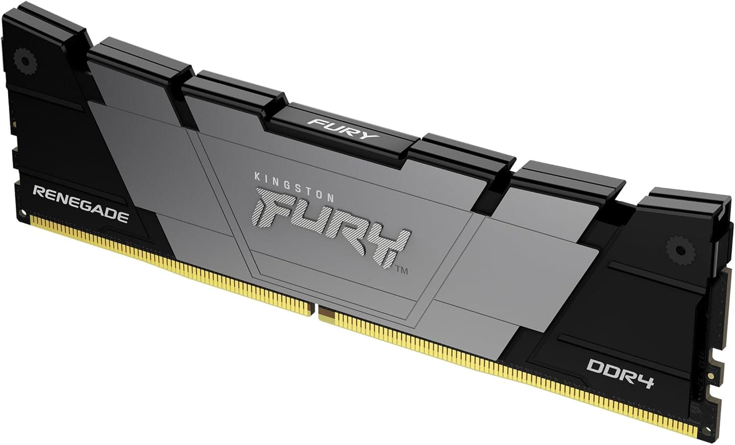 Kingston Fury Renegade 32GB (1x32GB) DDR4 Kingston Fury Renegade 32GB (1x32GB) DDR4 3200MHz CL16 Preto,Cinza - KF432C16RB2/32