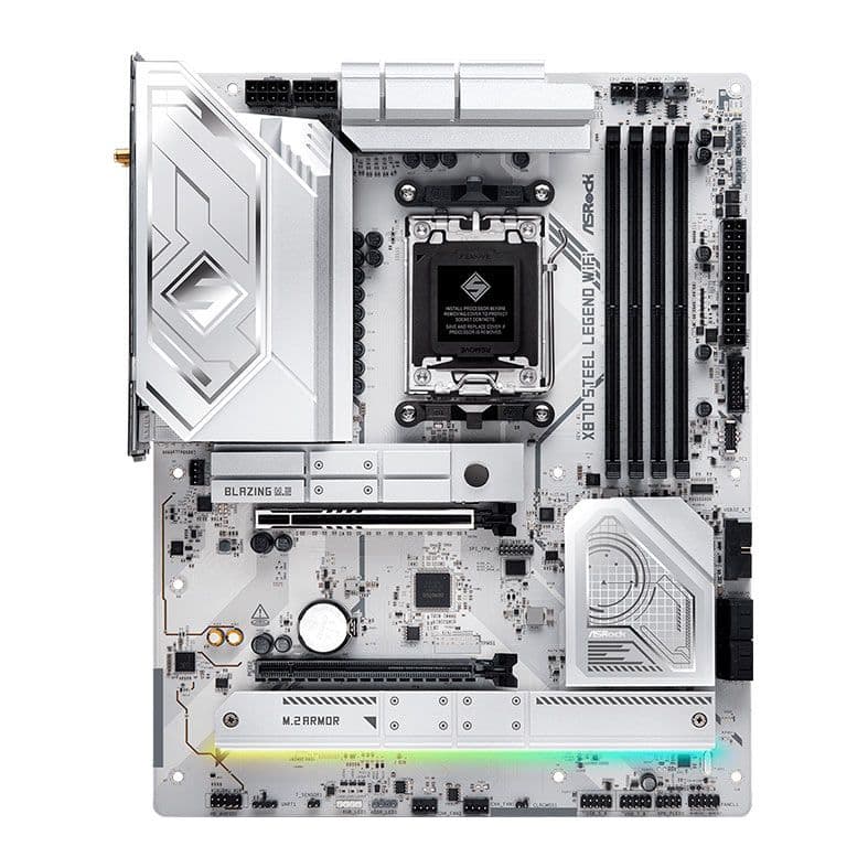 ASRock X870 Steel Legend WiFi AM5 ATX DDR5 ASRock X870 Steel Legend WiFi AM5 ATX DDR5