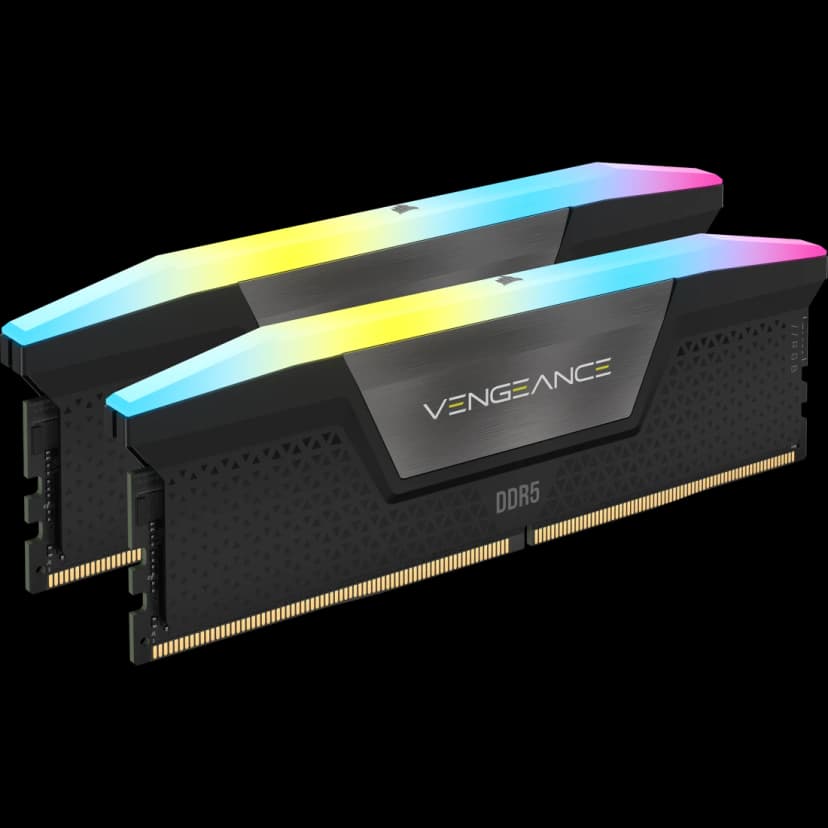 Corsair Vengeance RGB 32GB (2x16GB) DDR5 6400MHz CL36 Preto - CMH48GX5M2B6400C36