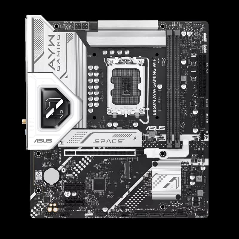 ASUS B860M AYW Gaming WIFI LGA1851 Micro-ATX DDR5 ASUS B860M AYW Gaming WIFI LGA1851 Micro-ATX DDR5