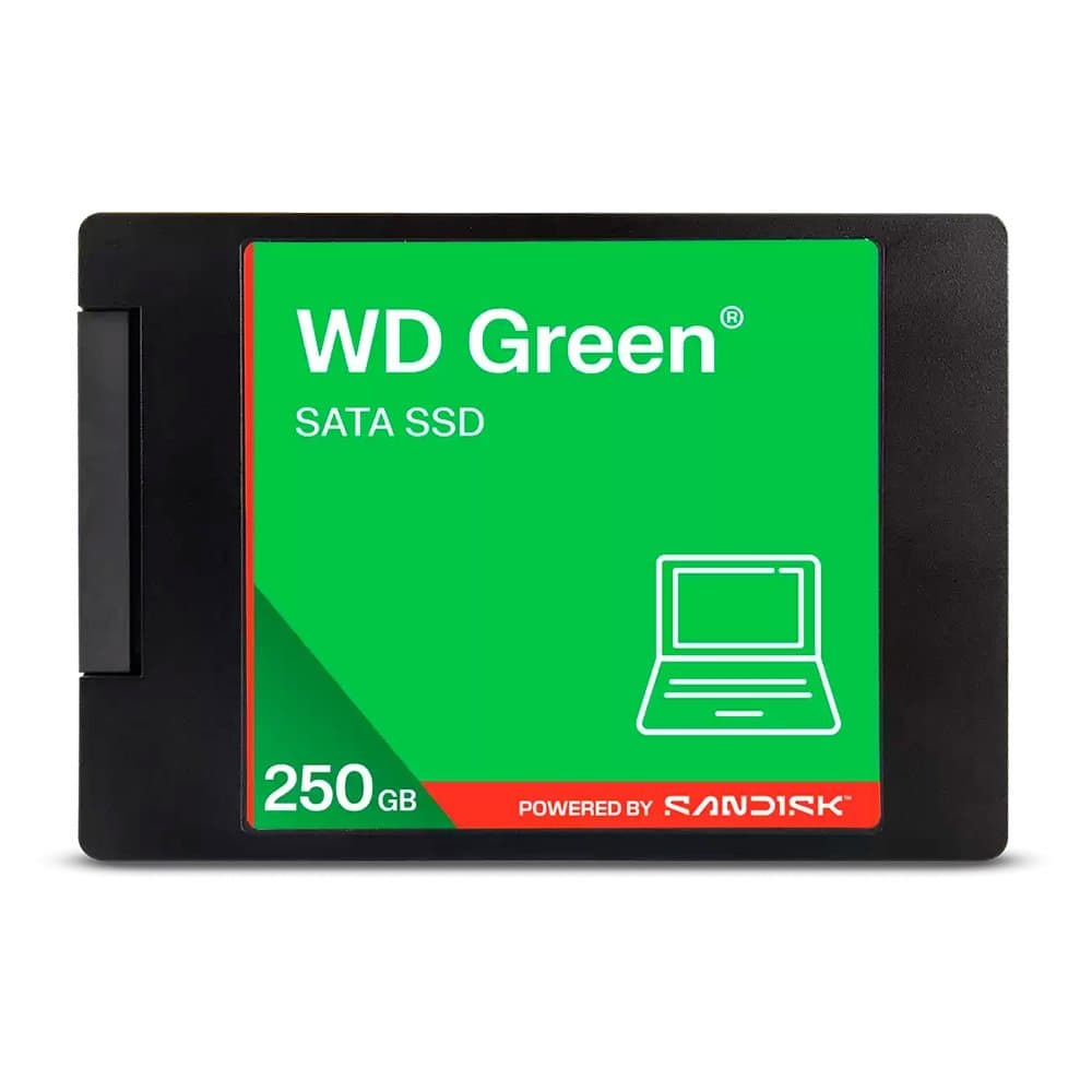 Western Digital WD Green 250GB SSD SATA III - WDS250G5G0A Western Digital WD Green 250GB SSD SATA III - WDS250G5G0A
