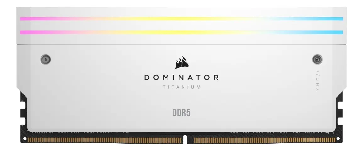 Corsair Dominator Titanium RGB 64GB (2x32GB) DDR5 6000MHz CL30 Branco - CMP64GX5M2B6000C30W