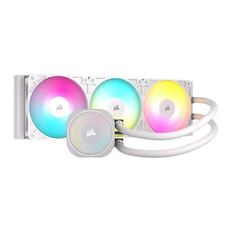 Water Cooler Corsair Nautilus 360 RS 360mm ARGB Branco - CW-9060095-WW