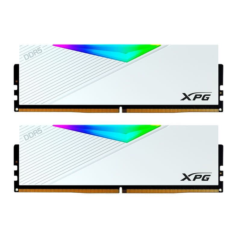 ADATA XPG Lancer RGB 32GB (2x16GB) DDR5 7200MHz CL34 Branco - AX5U7200C3416G-DCLARWH