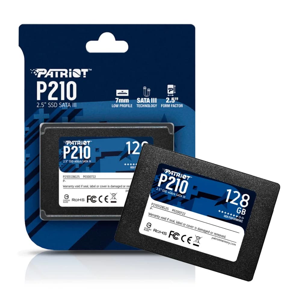 Patriot P210 128GB SSD SATA III - P210S128G25 Patriot P210 128GB SSD SATA III - P210S128G25