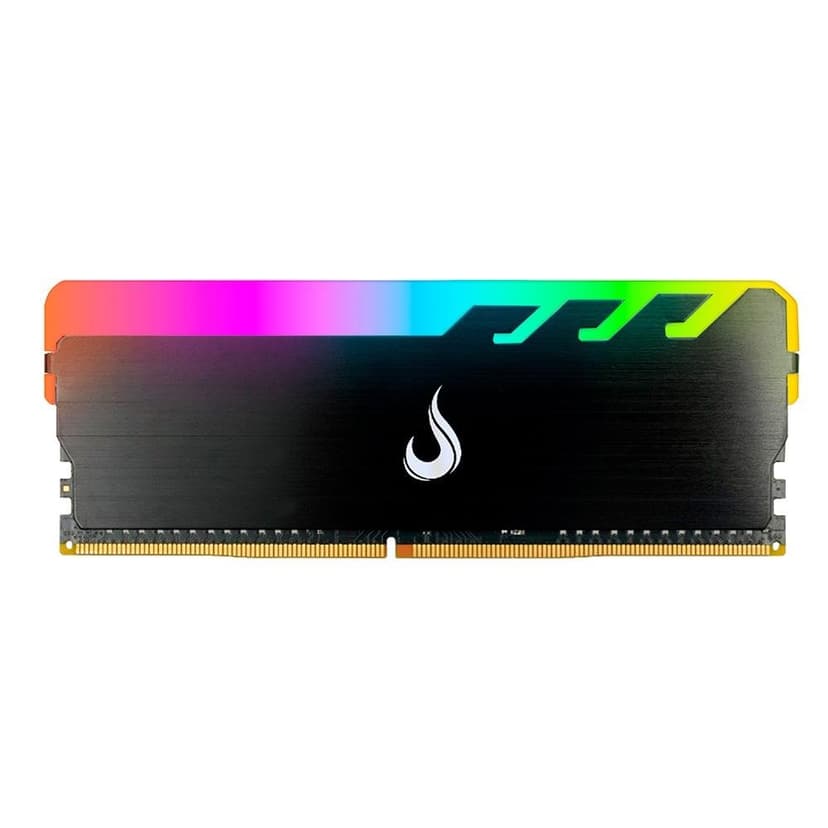Rise Mode Venon RGB 16GB (1x16GB) DDR4 3200MHz CL19 Preto - RM-D4-16G-3200-RGB