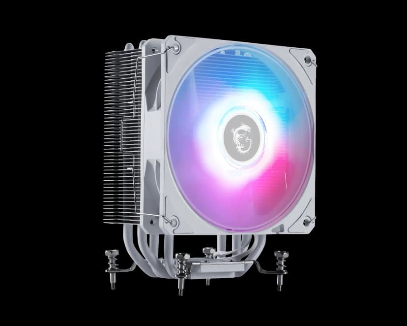 Air Cooler MSI MAG COREFROZR AA13 ARGB Branco - MAG COREFROZR AA13 WHITE