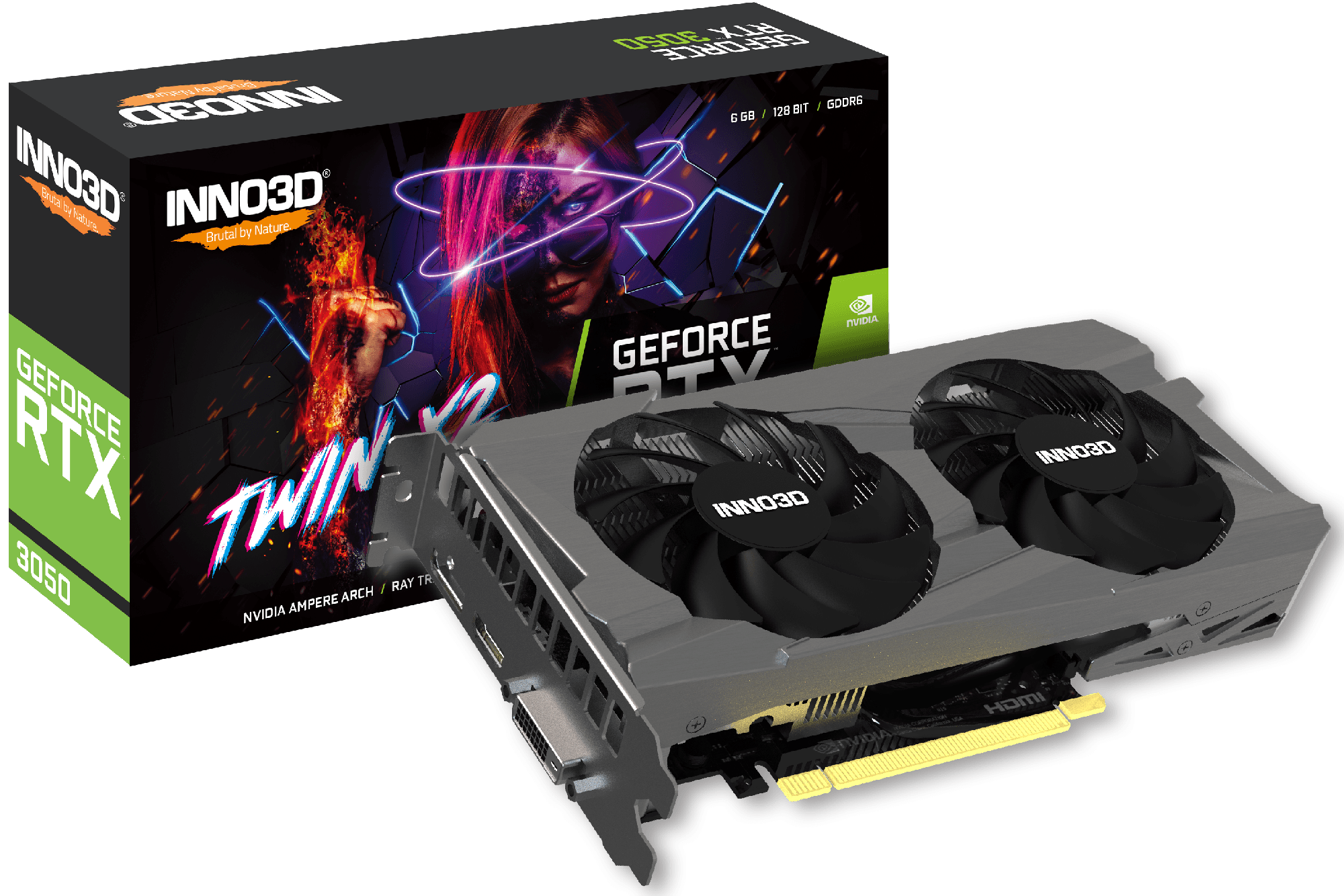 RTX 3050 6GB INNO3D RTX 3050 6GB Twin X2
