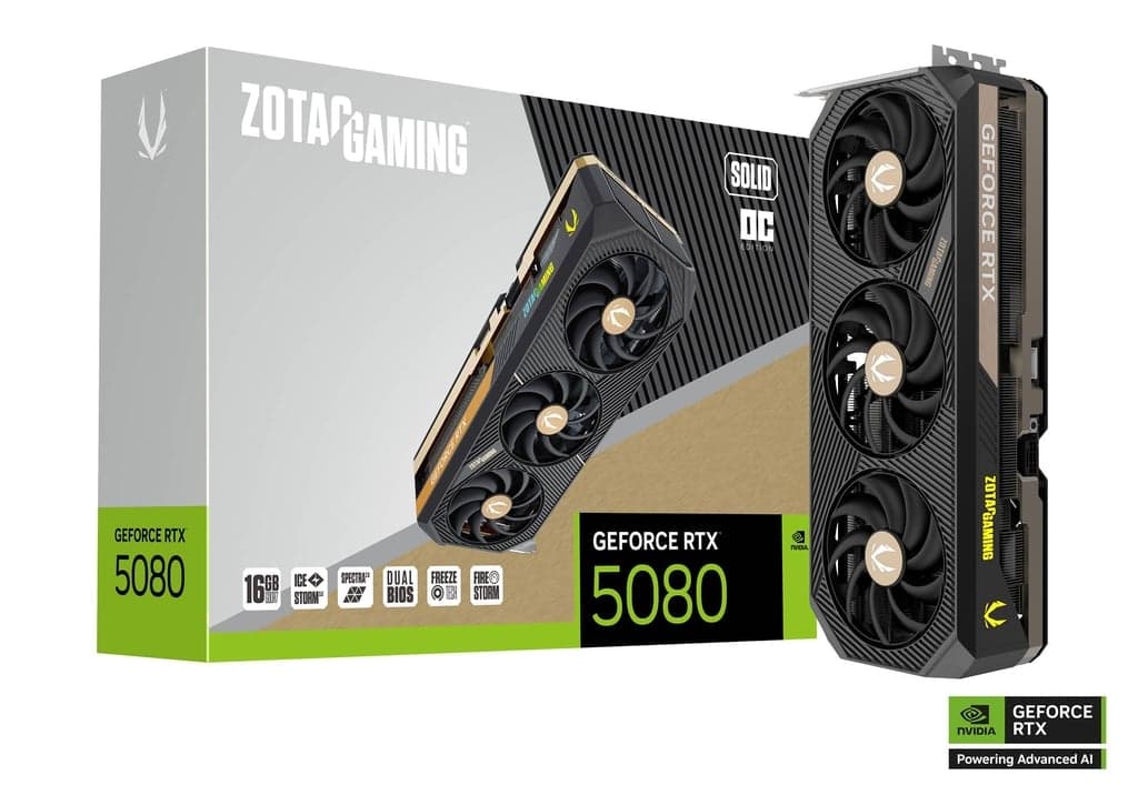 RTX 5080 ZOTAC RTX 5080 Solid OC