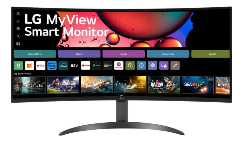 LG Myview Smart 34" UWQHD 100Hz VA - 34SR60QC-B