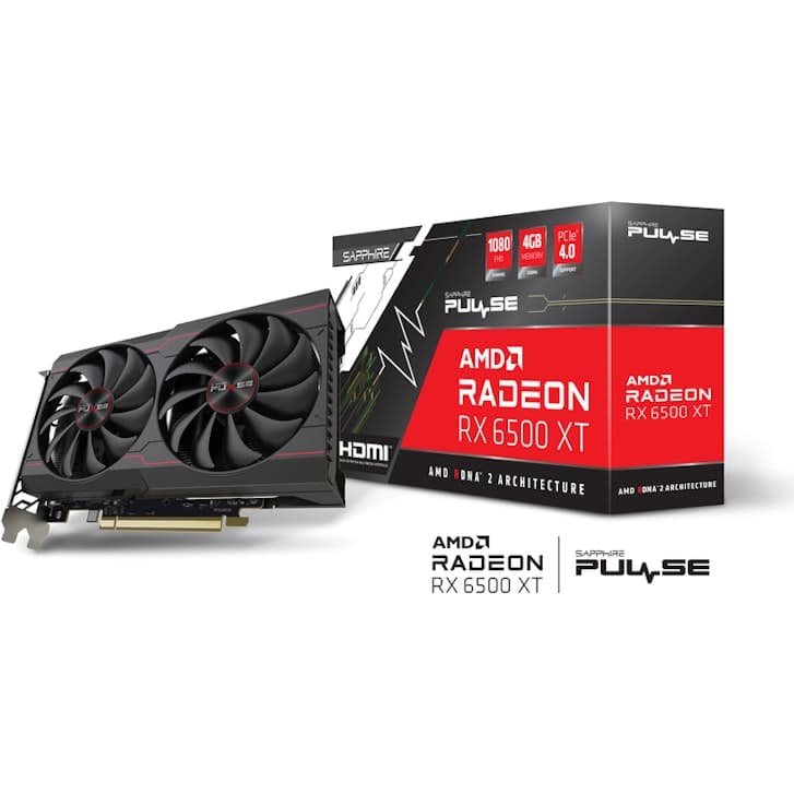 RX 6500 XT 4GB Sapphire RX 6500 XT 4GB Pulse