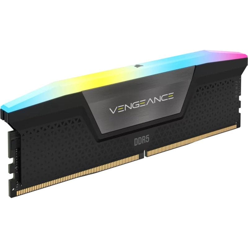 Corsair Vengeance RGB 32GB (1x32GB) DDR5 5600MHz CL40 Preto - CMH32GX5M1B5600Z40