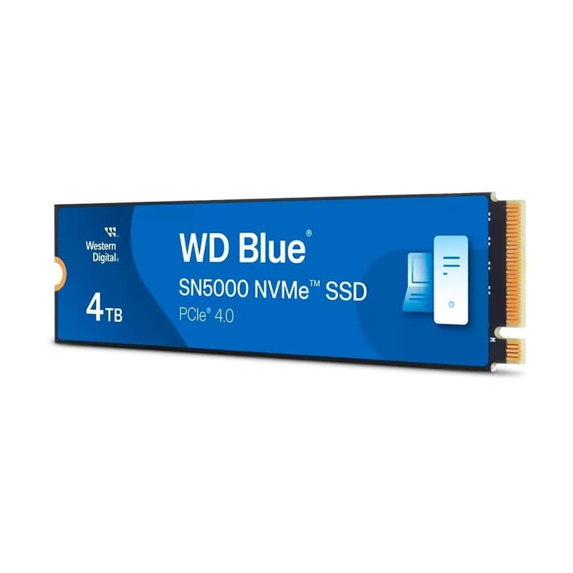 Western Digital WD Blue SN5000 4TB SSD NVMe Gen 4 - WDS400T4B0E