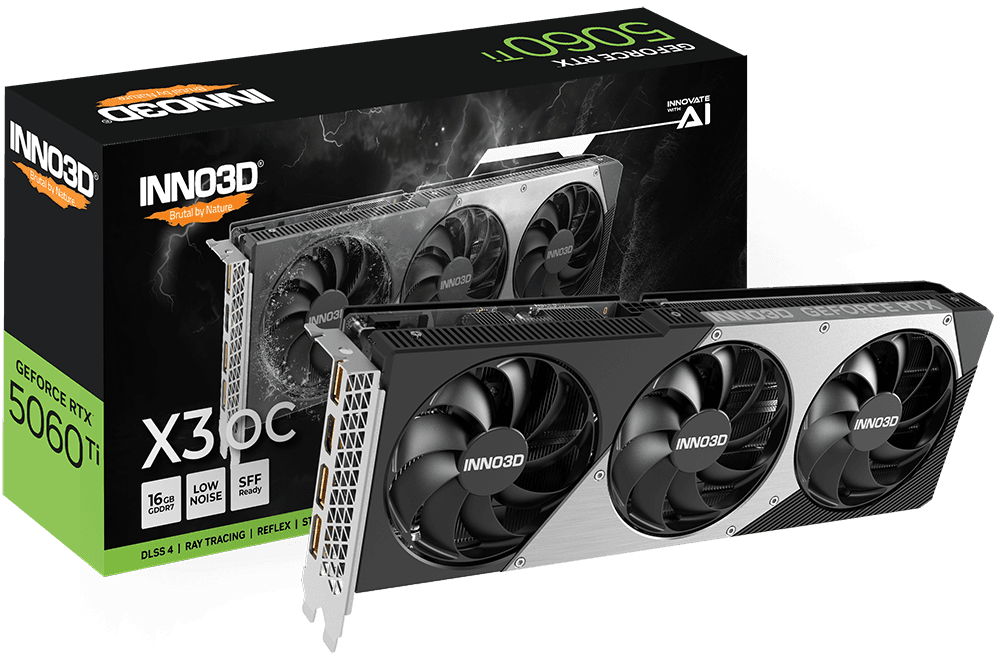 RTX 5060 Ti 16GB INNO3D RTX 5060 Ti 16GB X3 OC