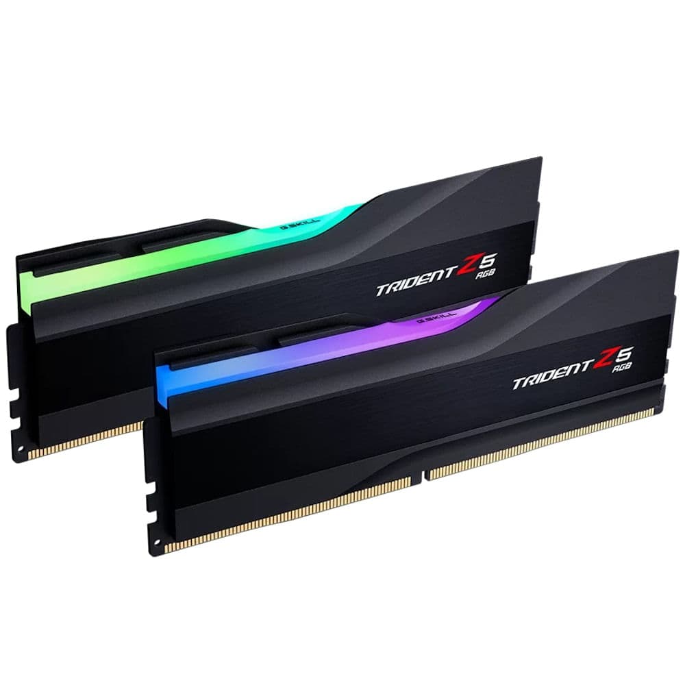 G.Skill Trident Z5 RGB 32GB DDR5 G.Skill Trident Z5 RGB 32GB (2x16GB) DDR5 6400MHz CL32 Preto - F5-6400J3239G16GX2-TZ5RK