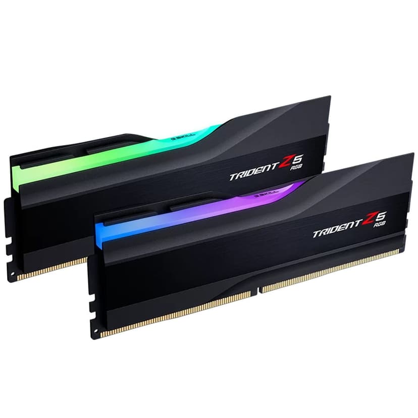 G.Skill Trident Z5 RGB 32GB (2x16GB) DDR5 6400MHz CL32 Preto - F5-6400J3239G16GX2-TZ5RK