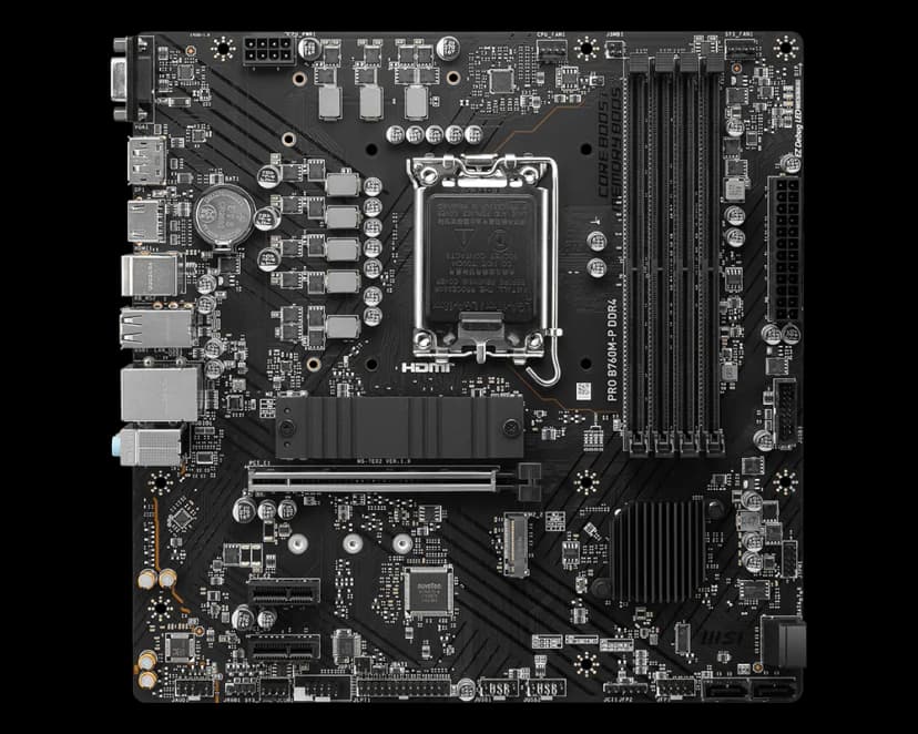 MSI PRO B760M-P DDR4 LGA1700 Micro-ATX DDR4