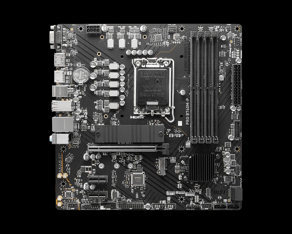 MSI PRO B760M-P LGA1700 Micro-ATX DDR5 MSI PRO B760M-P LGA1700 Micro-ATX DDR5