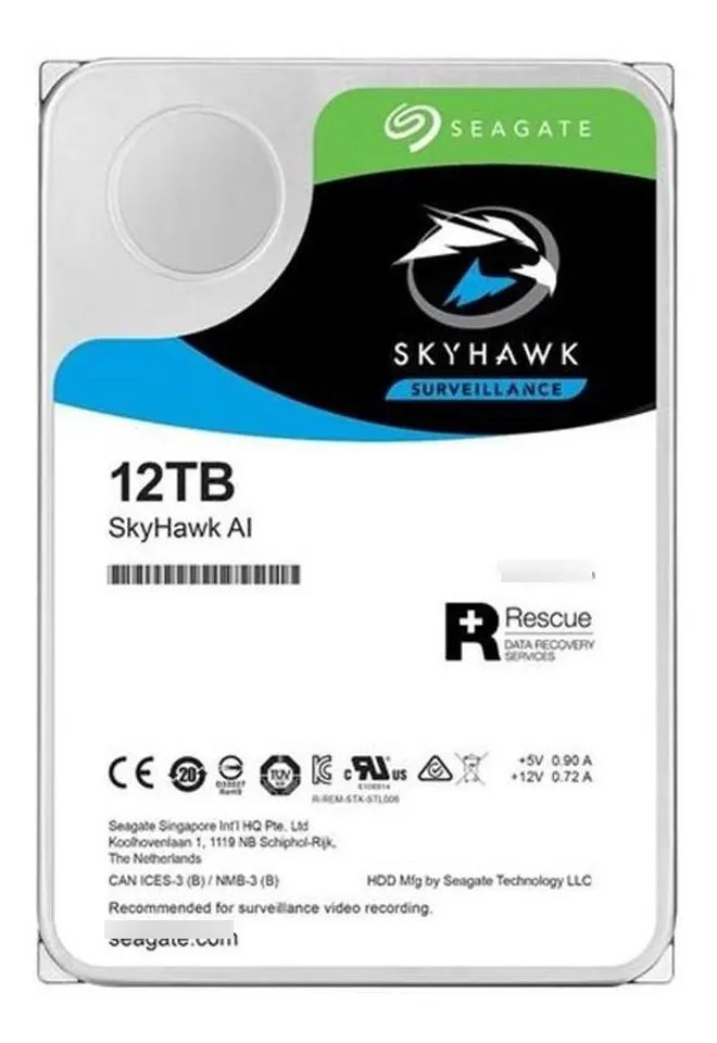 Seagate SkyHawk 12TB HDD SATA III - ST12000VE001 Seagate SkyHawk 12TB HDD SATA III - ST12000VE001