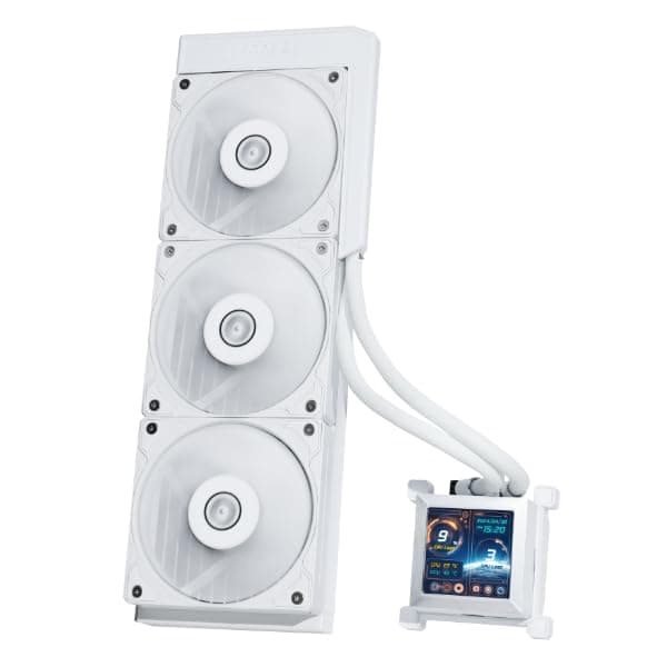 Water Cooler Lian Li HydroShift LCD 360TL 360mm ARGB Water Cooler Lian Li HydroShift LCD 360TL 360mm ARGB Branco - GHSLCD36TW