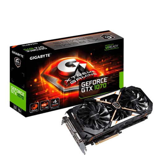 GTX 1070 Gigabyte GTX 1070 Xtreme Gaming