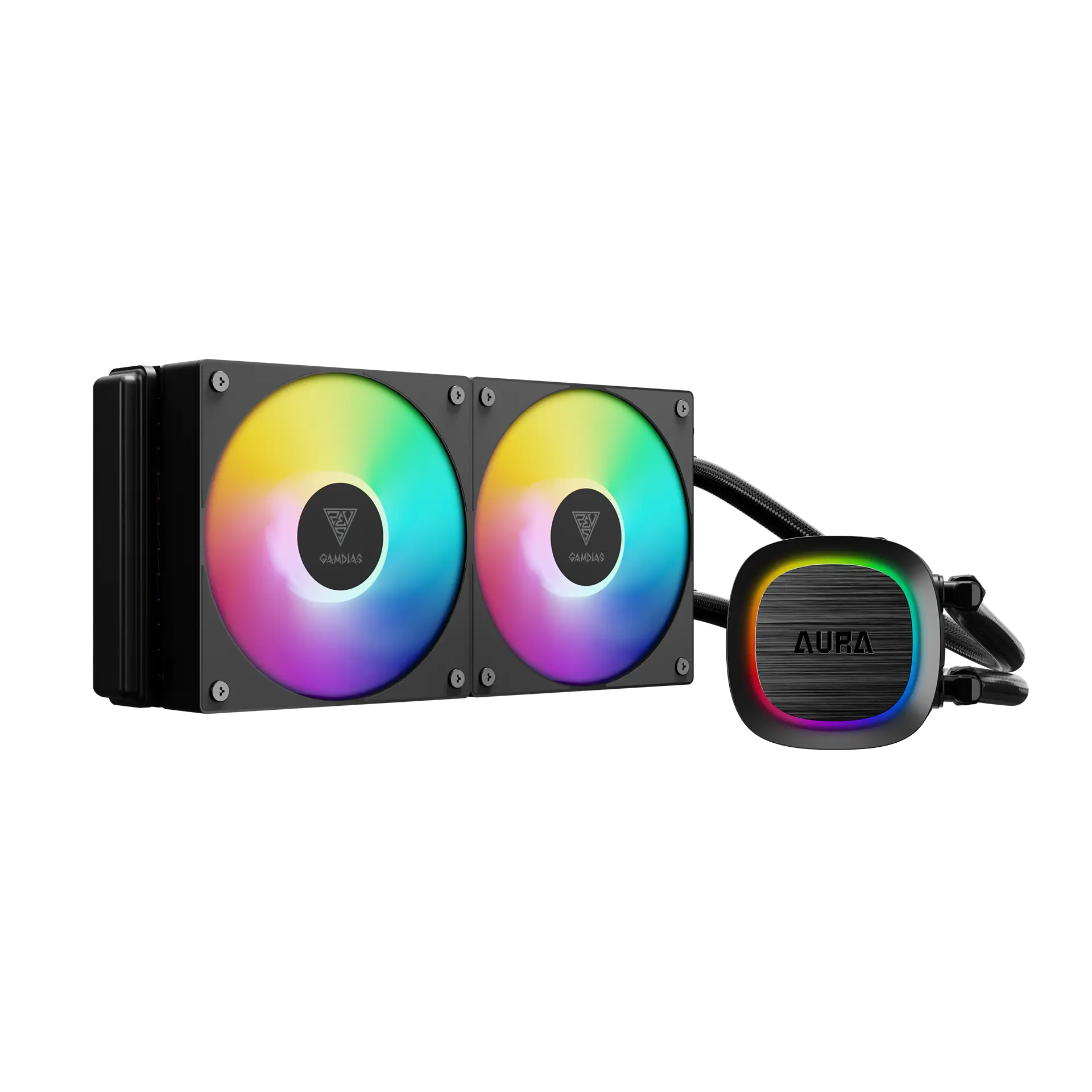 Water Cooler Gamdias Aura GL 240 V2 240mm ARGB Water Cooler Gamdias Aura GL 240 V2 240mm ARGB Preto - AURA GL240 V2