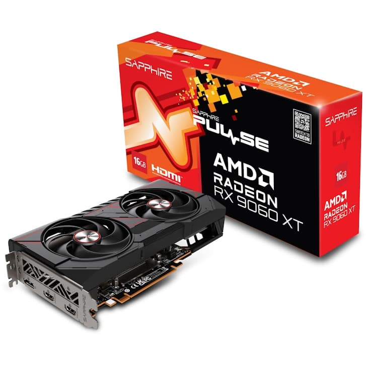 RX 9060 XT 16GB Sapphire RX 9060 XT 16GB Pulse