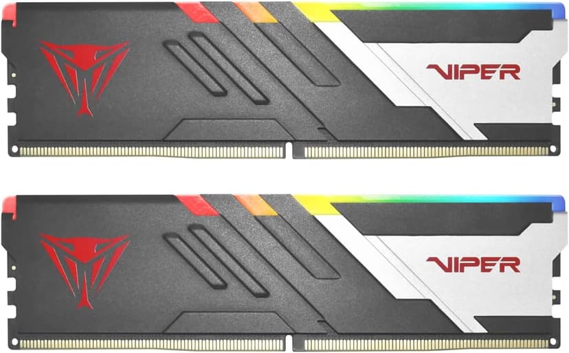 Patriot Viper Venom RGB 32GB (2x16GB) DDR5 7400MHz CL36 Preto - PVVR532G740C36K