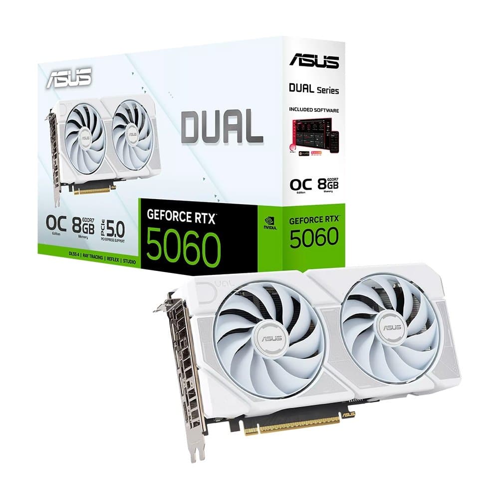 RTX 5060 ASUS RTX 5060 Dual OC White