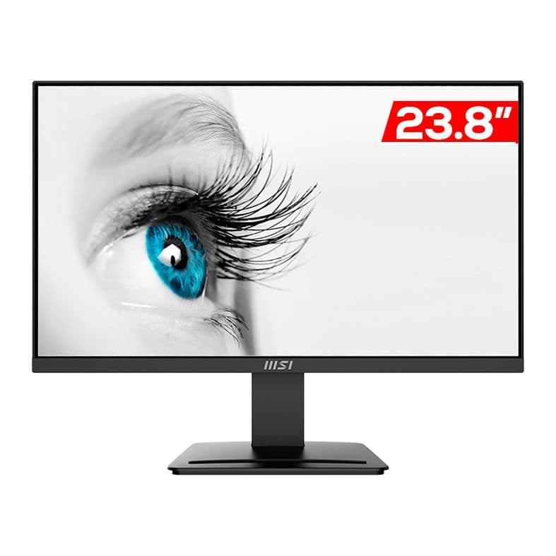 MSI PRO 23.8" FHD 100Hz VA - PRO-MP2412 MSI PRO 23.8" FHD 100Hz VA - PRO-MP2412