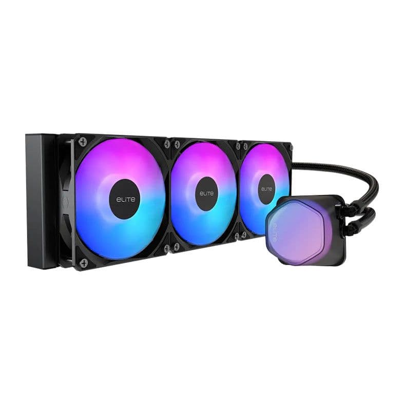 Water Cooler Cooler Master 360 Elite 360mm ARGB Water Cooler Cooler Master 360 Elite 360mm ARGB Preto - ELW-D36M-A21DA-R1
