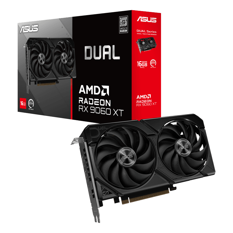 RX 9060 XT 16GB ASUS RX 9060 XT 16GB Dual