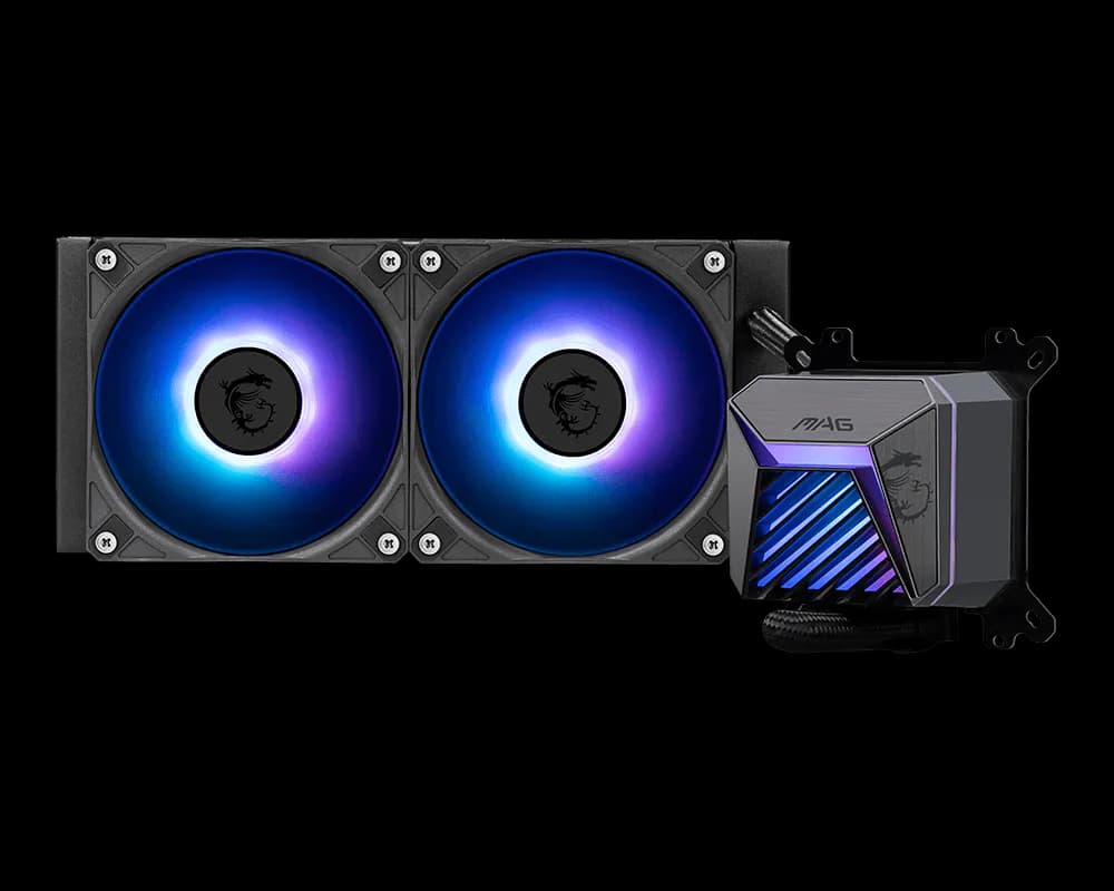 Water Cooler MSI MAG Coreliquid A15 240mm ARGB Water Cooler MSI MAG Coreliquid A15 240mm ARGB Preto - CLA15240