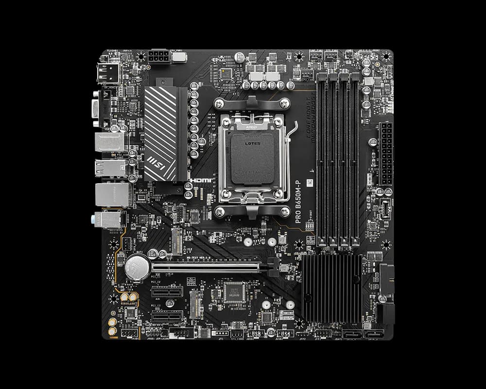 MSI PRO B650M-P AM5 Micro-ATX DDR5 MSI PRO B650M-P AM5 Micro-ATX DDR5