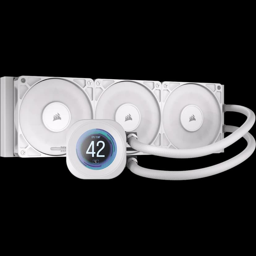 Water Cooler Corsair Nautilus 360 RS LCD 360mm ARGB Branco - CW-9061034-WW