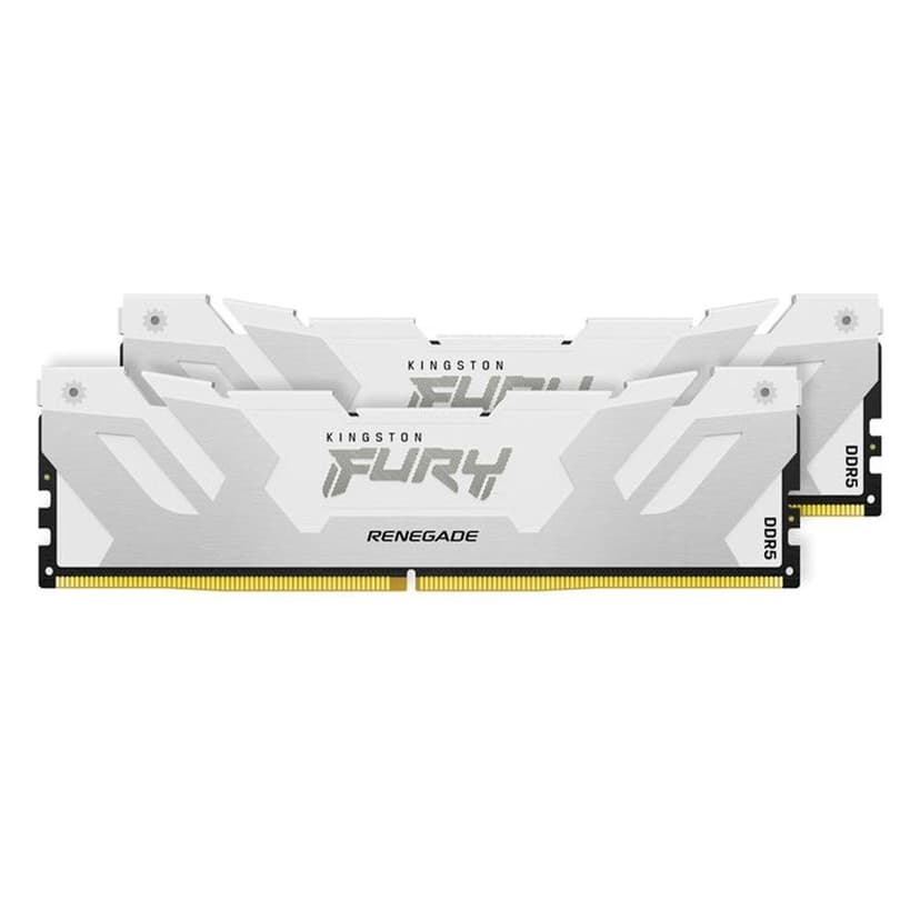 Kingston Fury Renegade 32GB (2x16GB) DDR5 8000MHz CL38 Branco - KF580C38RWK2-32