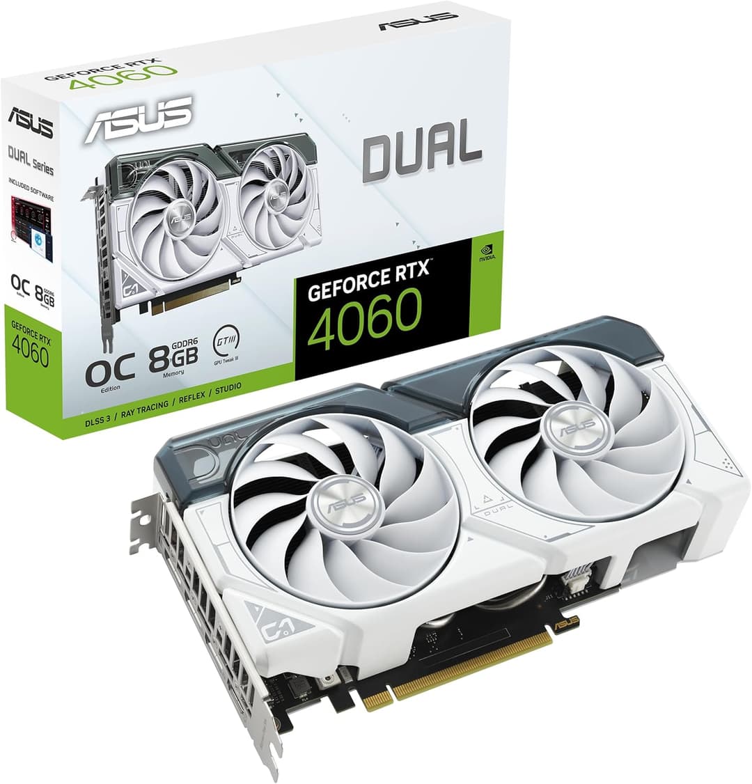 RTX 4060 ASUS RTX 4060 Dual OC White