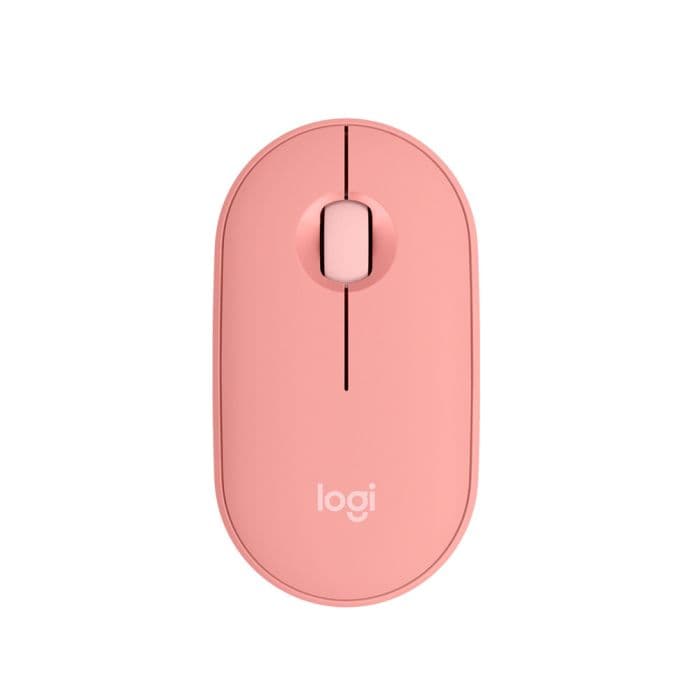 Logitech Pebble Mouse 2 M350S Sem Fio, 4000 DPI, Rosa - 910-007048