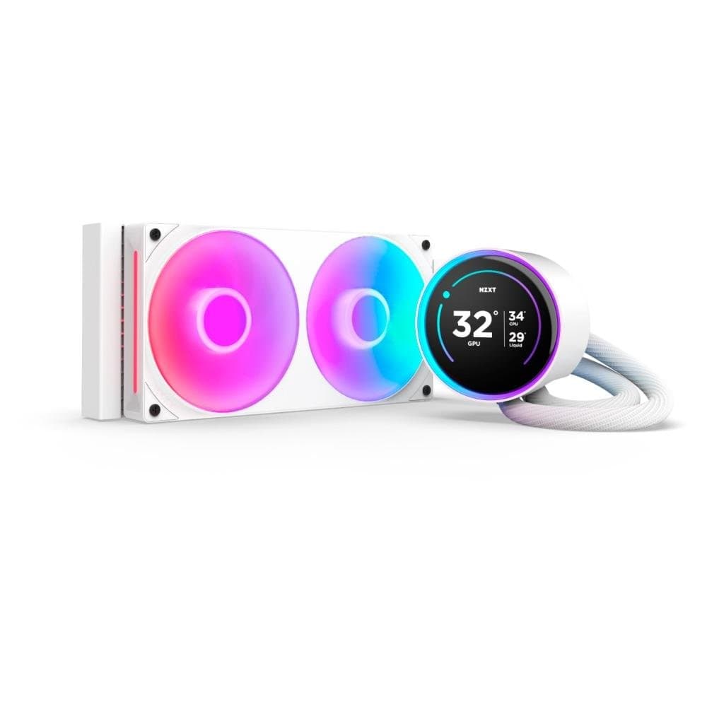 Water Cooler NZXT Kraken Elite AIO V2 240mm RGB Water Cooler NZXT Kraken Elite AIO V2 240mm RGB Branco - RL-KR24E-W2