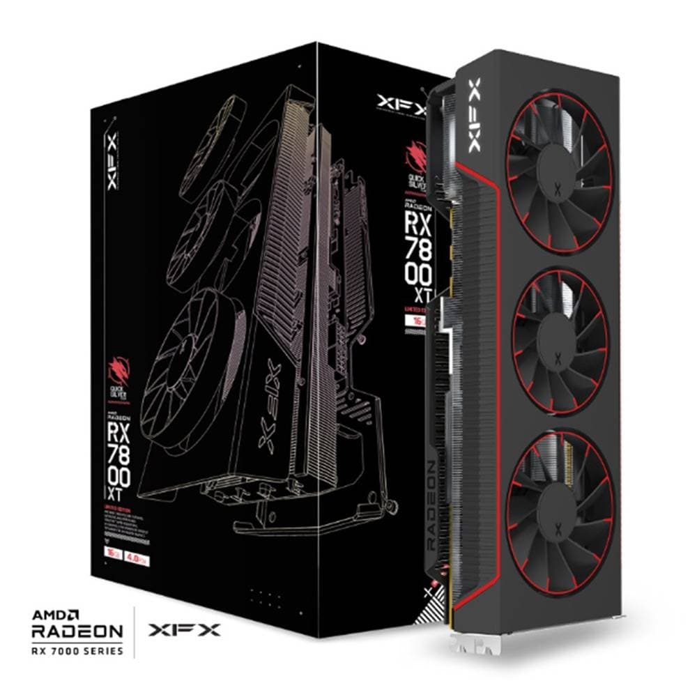 RX 7800 XT XFX RX 7800 XT Quicksilver