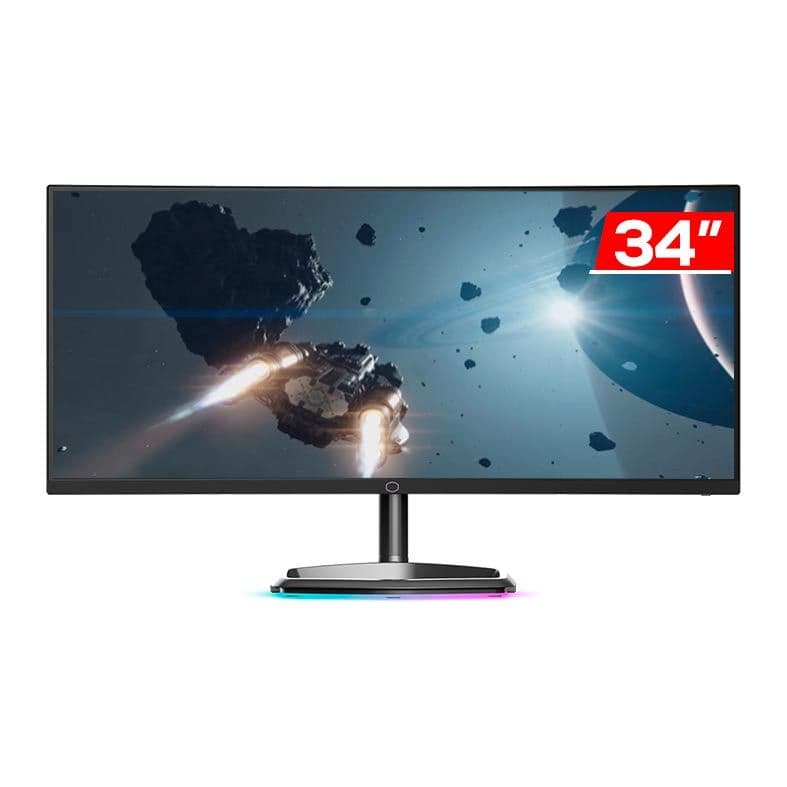 Cooler Master GM34-CWQ 34" UWQHD 144Hz VA - CMI-GM34-CWQA-BR Cooler Master GM34-CWQ 34" UWQHD 144Hz VA - CMI-GM34-CWQA-BR