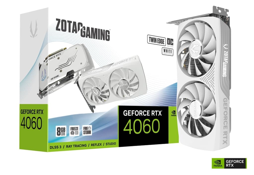 RTX 4060 ZOTAC RTX 4060 Twin Edge OC White