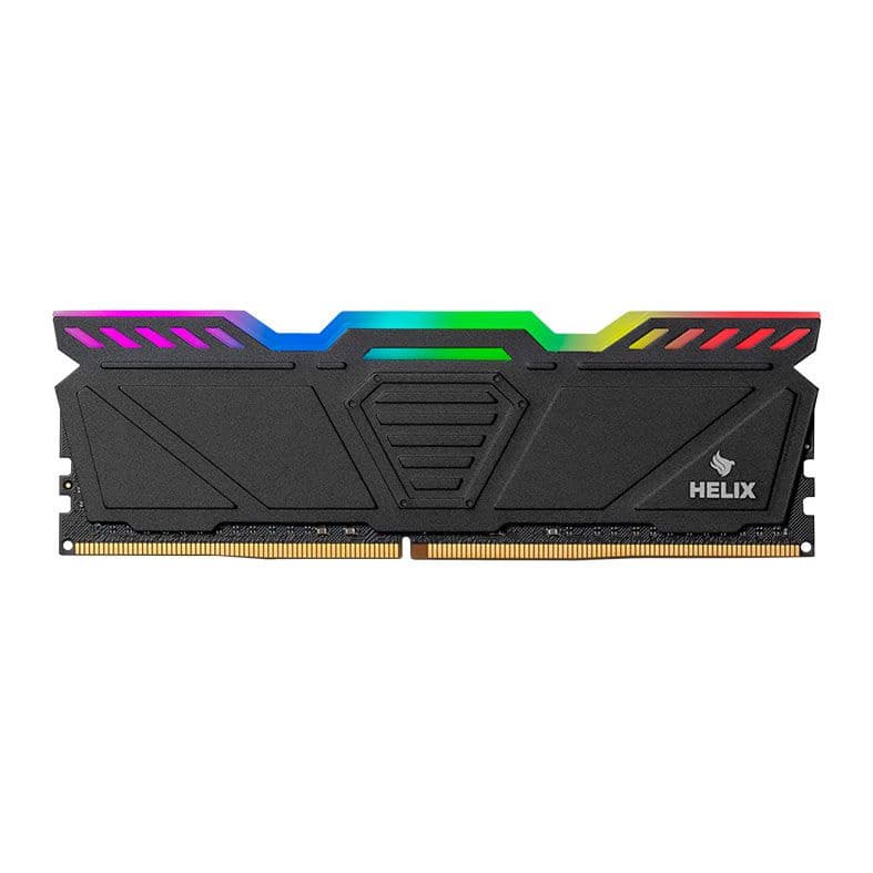 Pichau Helix RGB 16GB DDR4 Pichau Helix RGB 16GB (1x16GB) DDR4 3600MHz CL22 Preto - PCH-HLXRGB3600-16GB