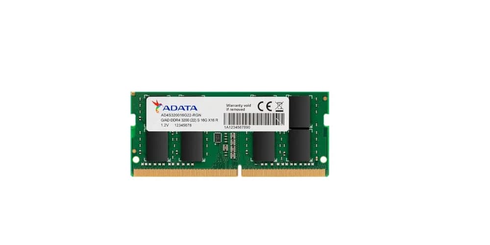 ADATA Premier 16GB DDR4 SO-DIMM ADATA Premier 16GB (1x16GB) DDR4 SO-DIMM 3200MHz CL22 Verde - AO1P32NCST2-B85S