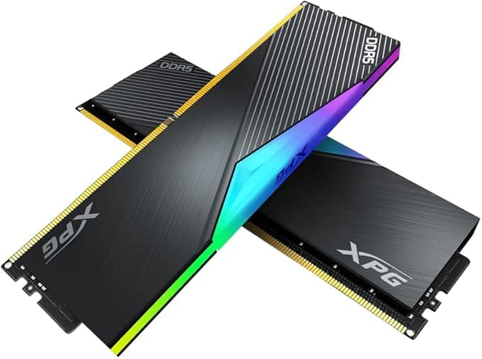 ADATA XPG Lancer RGB 32GB (2x16GB) DDR5 ADATA XPG Lancer RGB 32GB (2x16GB) DDR5 5600MHz CL36 Preto - AX5U5600C3616G-DCLARBK