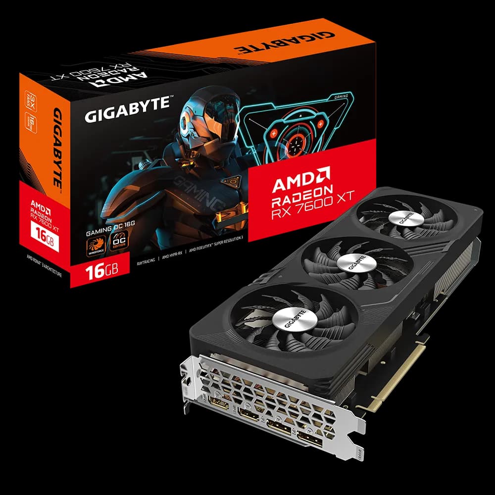 RX 7600 XT Gigabyte RX 7600 XT Gaming OC