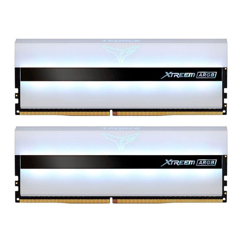 Team Group T-Force Xtreem 16GB DDR4 Team Group T-Force Xtreem 16GB (2x8GB) DDR4 3600MHz CL14 Branco - TF13D416G3600HC14CDC01