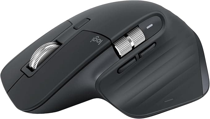 Logitech MX Master 3S Sem Fio, Sensor Darkfield, 8000 DPI, Cinza - 910-007502